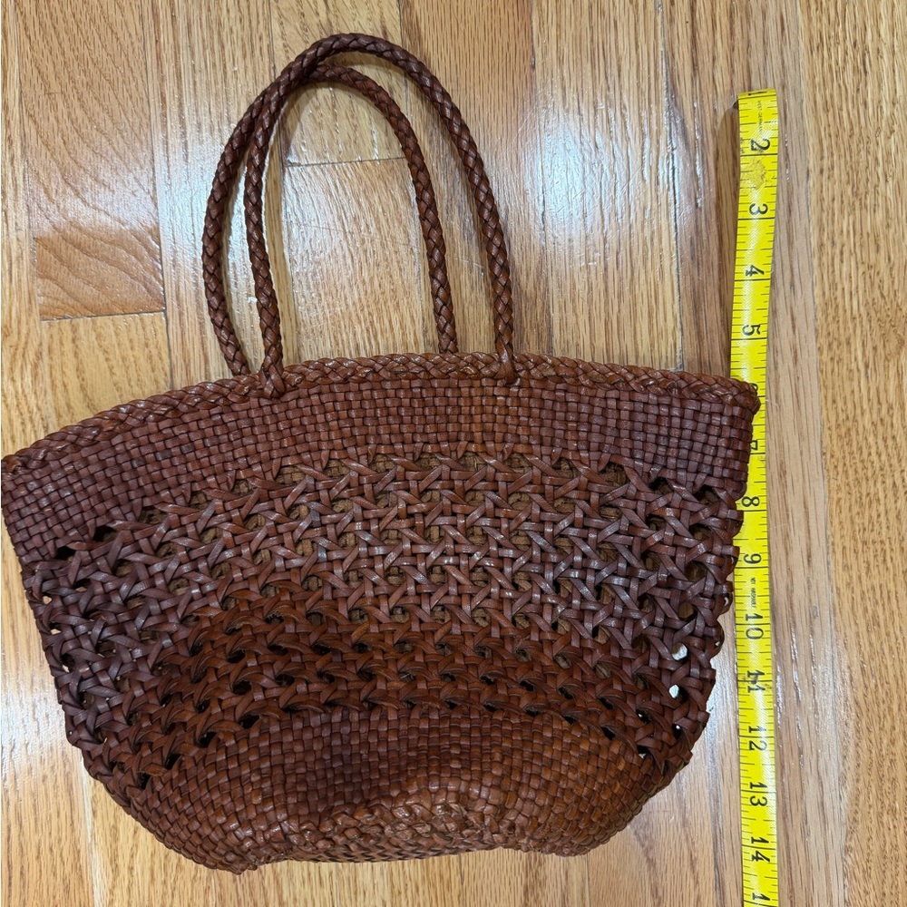 Small Dragon Diffusion Woven Leather Handbag - Picture 3 of 4